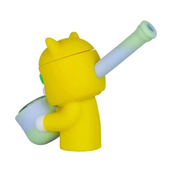 Three-Eyed Cat Secret Stash Silicone Hand Pipe - Haze Smoke Shop USA