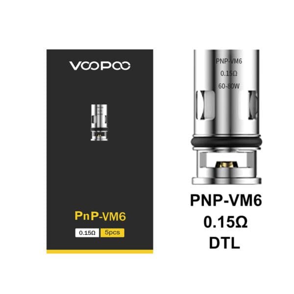Voopoo PnP-VM6 0.15ohm Coils