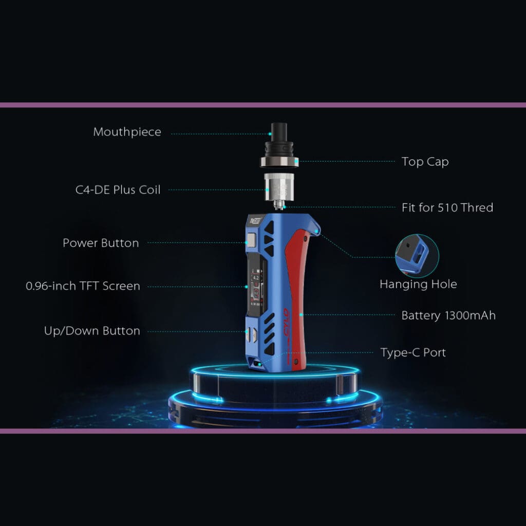 Yocan Cylo Wax Vaporizer - Haze Smoke Shop USA - Vaporizers Super Store