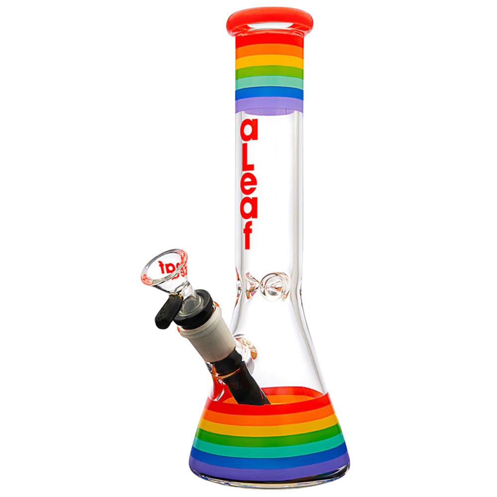 aLeaf Pride Beaker Water Pipe Rainbow - Haze Smoke Shop USA - Vaporizers Super Store
