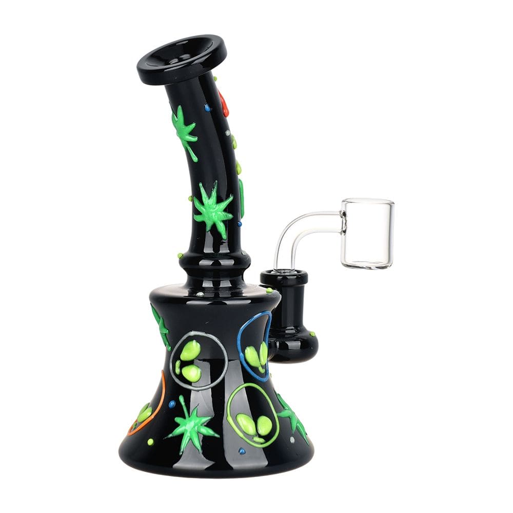 Alien 420 Glow In The Dark Glass Dab Rig - Haze Smoke Shop USA - Vaporizers Super Store