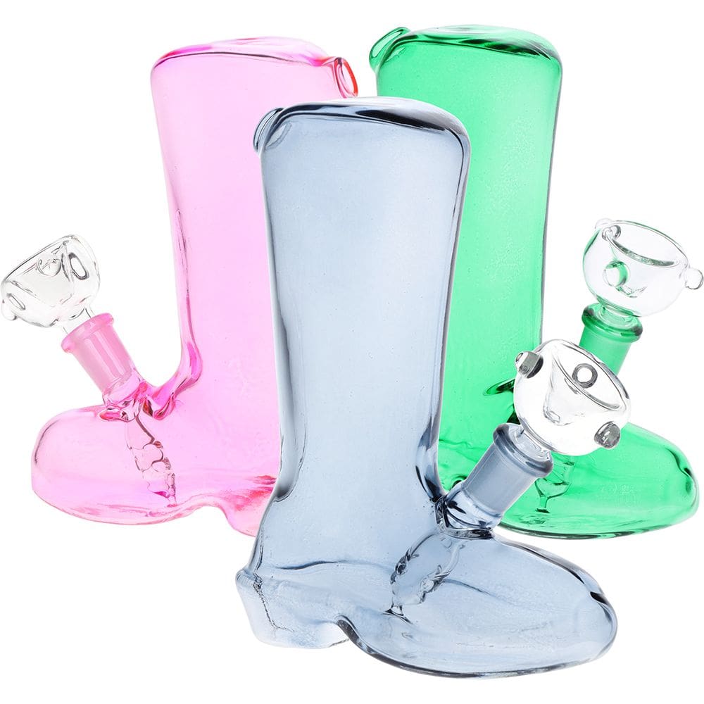 Boot-iful Mini Glass Water Pipe - Haze Smoke Shop USA - Vaporizers Super Store