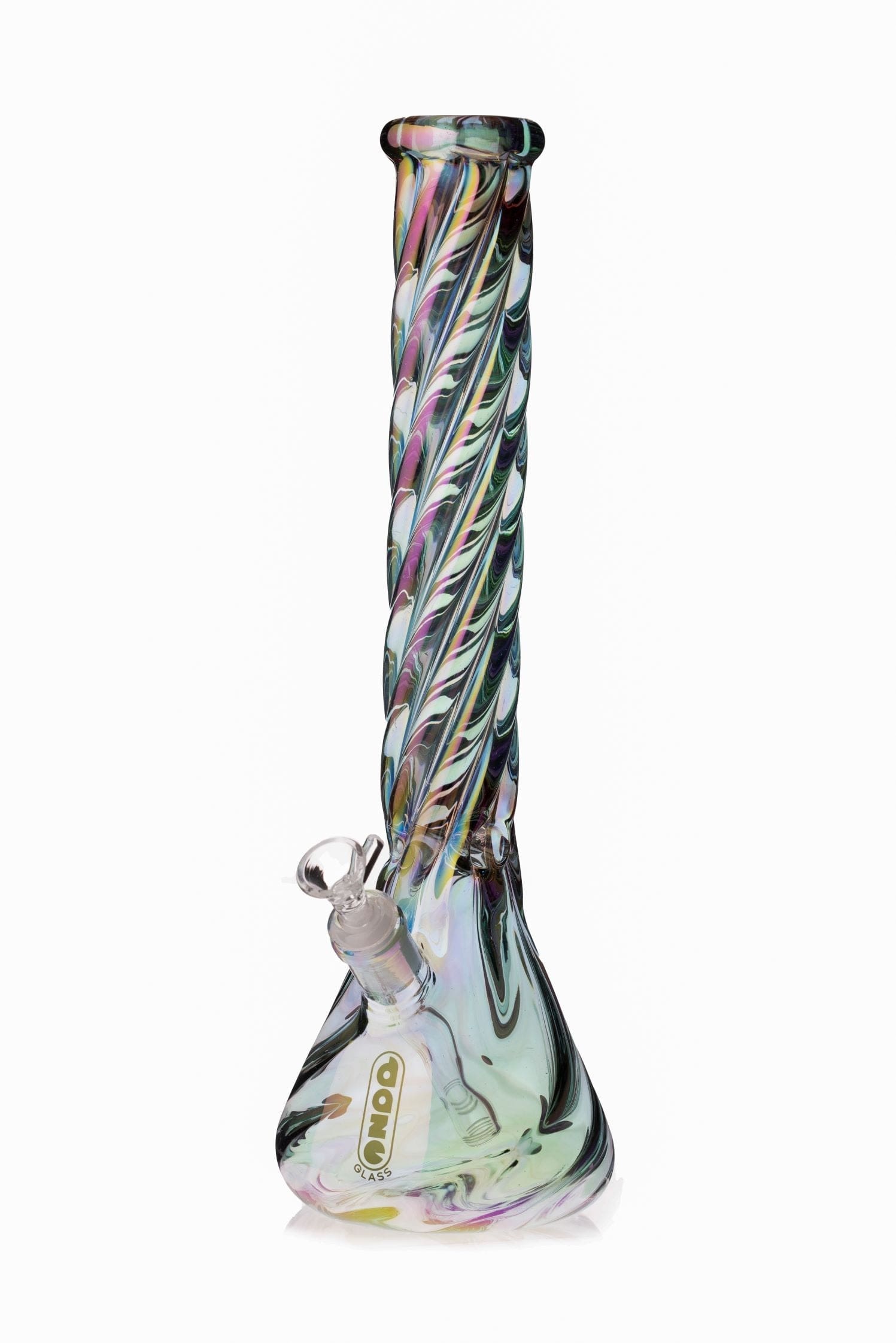 Daze Glass - 16" Iridescent Spiral Glass Water Pipe - Haze Smoke Shop USA - Vaporizers Super Store