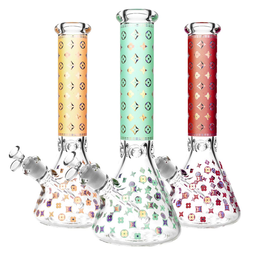 Designer Floral Diamond Water Pipe - Haze Smoke Shop USA - Vaporizers Super Store