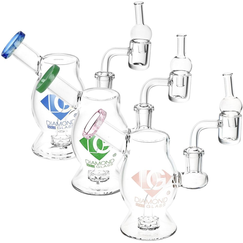 Diamond Glass Bugalo Mini Dab Rig - Haze Smoke Shop USA - Vaporizers Super Store