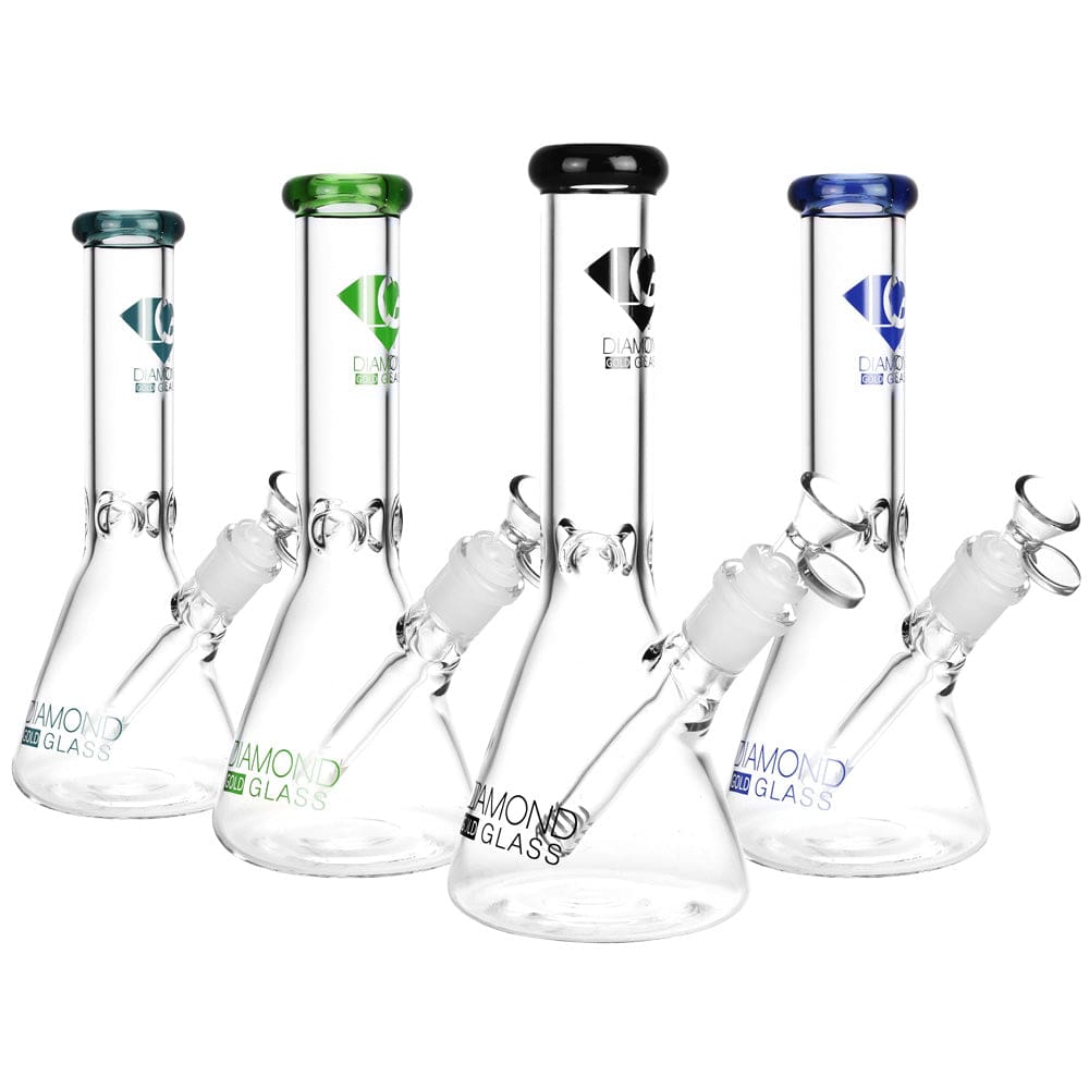 Diamond Glass Gold Clone Water Pipe - Haze Smoke Shop USA - Vaporizers Super Store