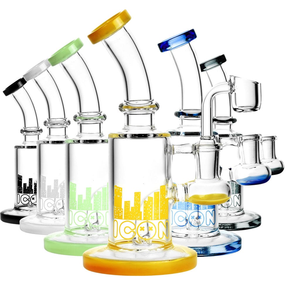 Diamond Glass Icon Hobbit Rig - Haze Smoke Shop USA - Vaporizers Super Store