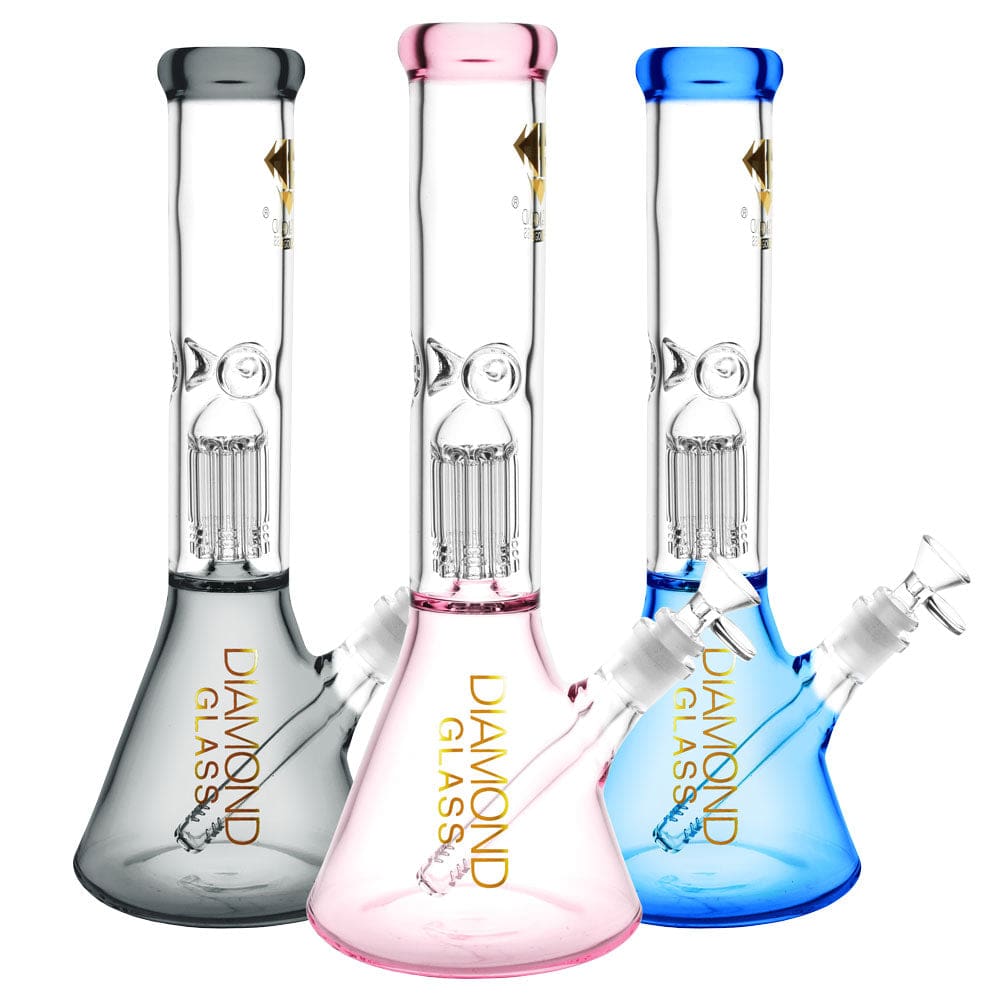 Diamond Glass Mansion Water Pipe - Haze Smoke Shop USA - Vaporizers Super Store