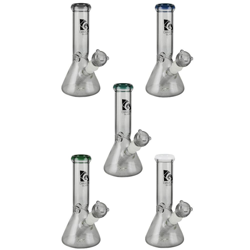 Diamond Glass Sugar Beaker Bong - Haze Smoke Shop USA - Vaporizers Super Store