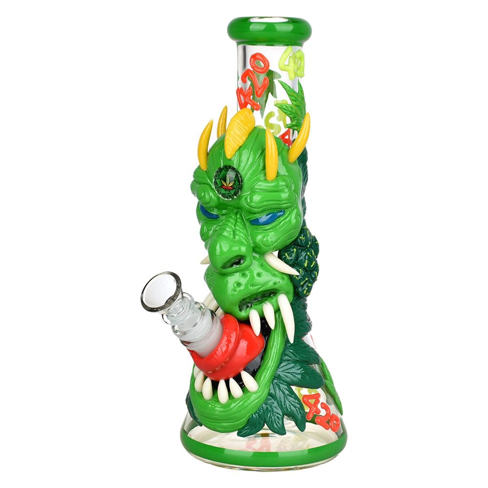 Dragon 420 Glow in Dark Beaker Water Pipe - Haze Smoke Shop USA - Vaporizers Super Store