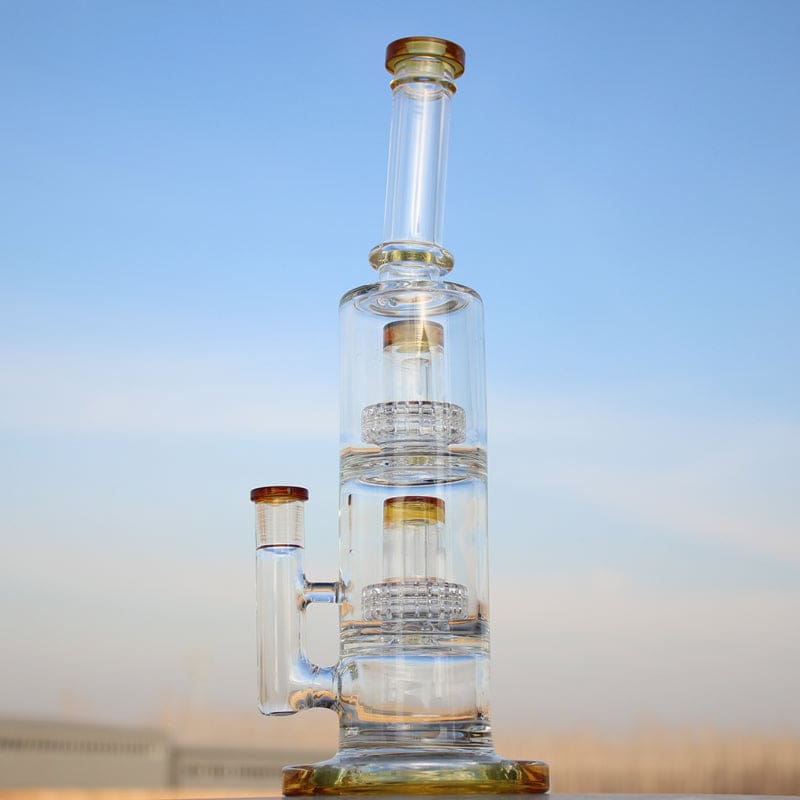 Dual Matrix Percolator Glass Water Pipe - Haze Smoke Shop USA - Vaporizers Super Store