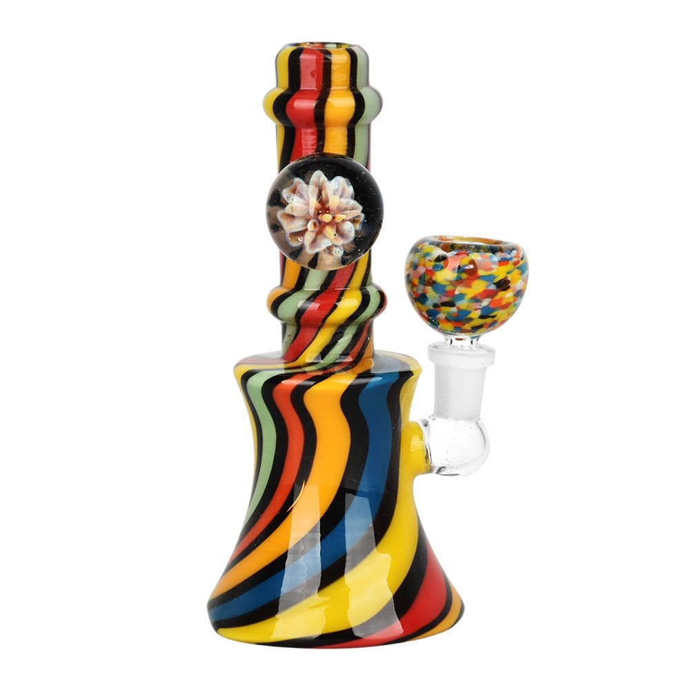 Flowering Spirals Glass Water Pipe - Haze Smoke Shop USA - Vaporizers Super Store