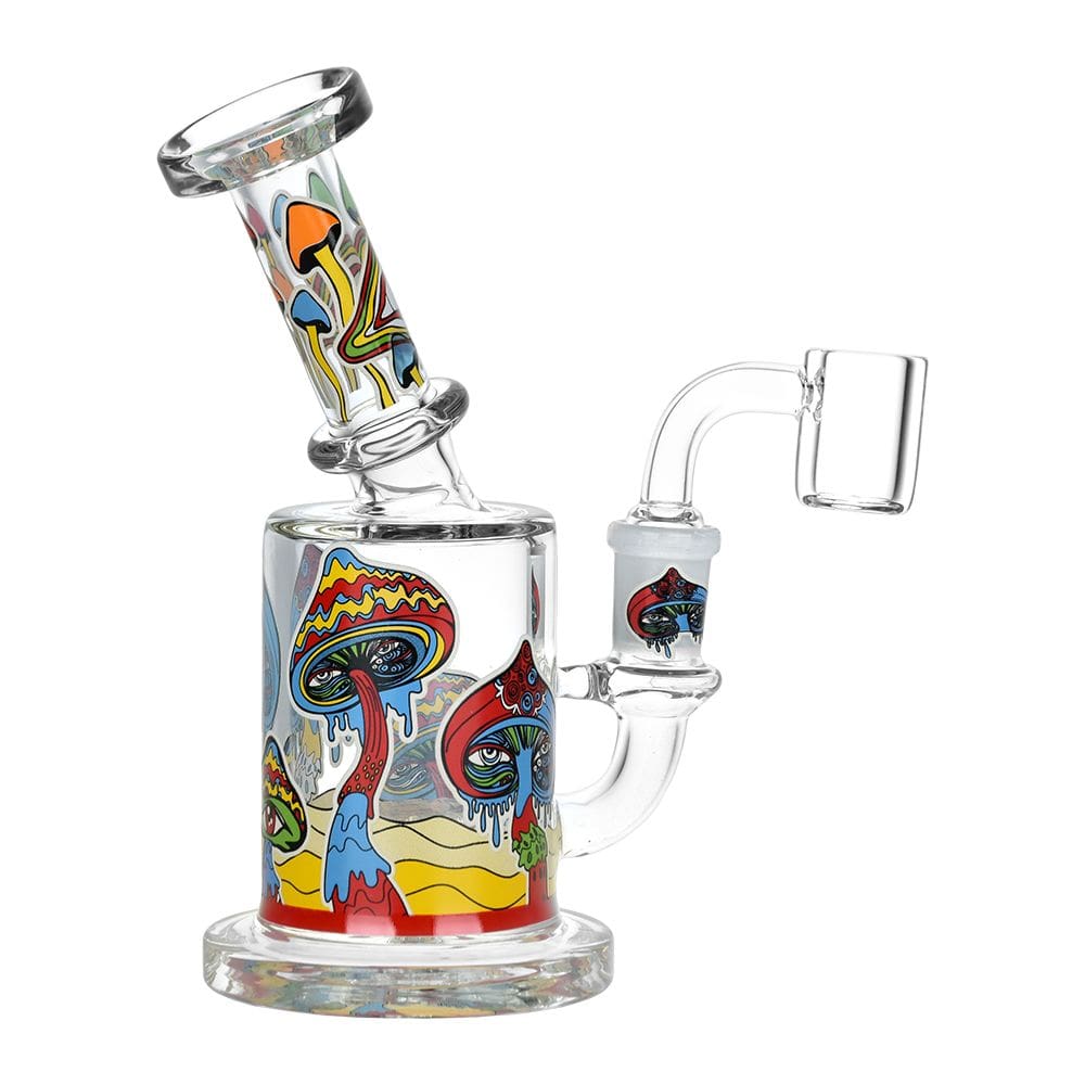 Fungi Eyes Glow In The Dark Glass Dab Rig - Haze Smoke Shop USA - Vaporizers Super Store