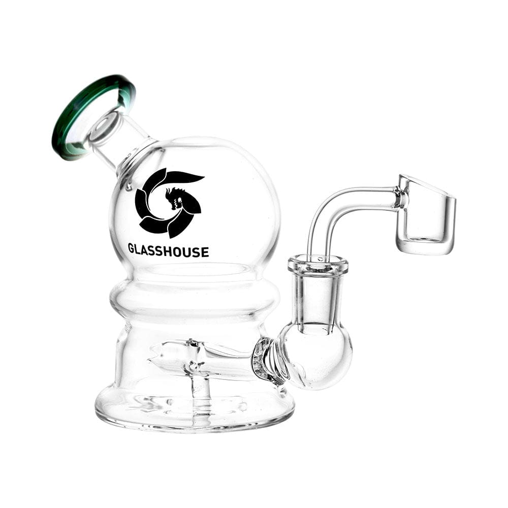 Glass House Bubble Glass Dab Rig - Haze Smoke Shop USA - Vaporizers Super Store