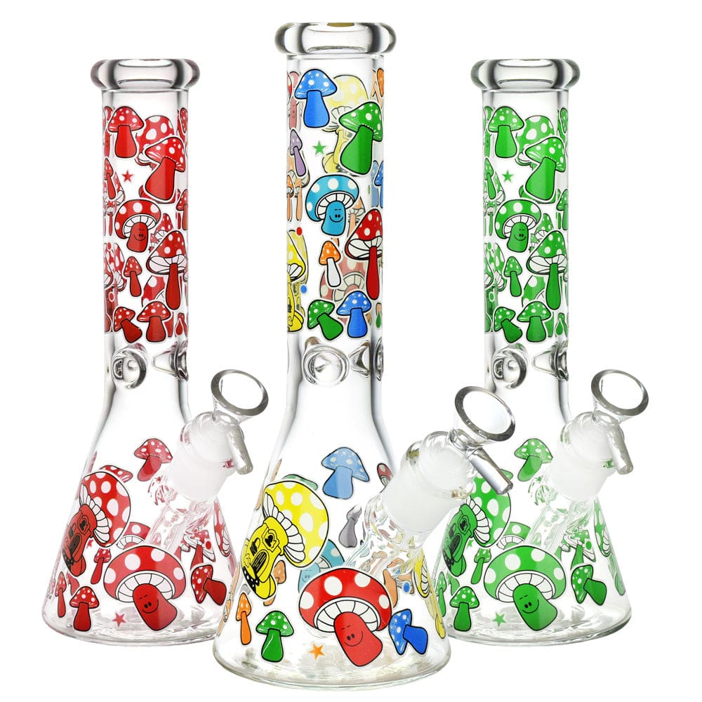 Glow Mushroom Beaker Water Pipe - Haze Smoke Shop USA - Vaporizers Super Store