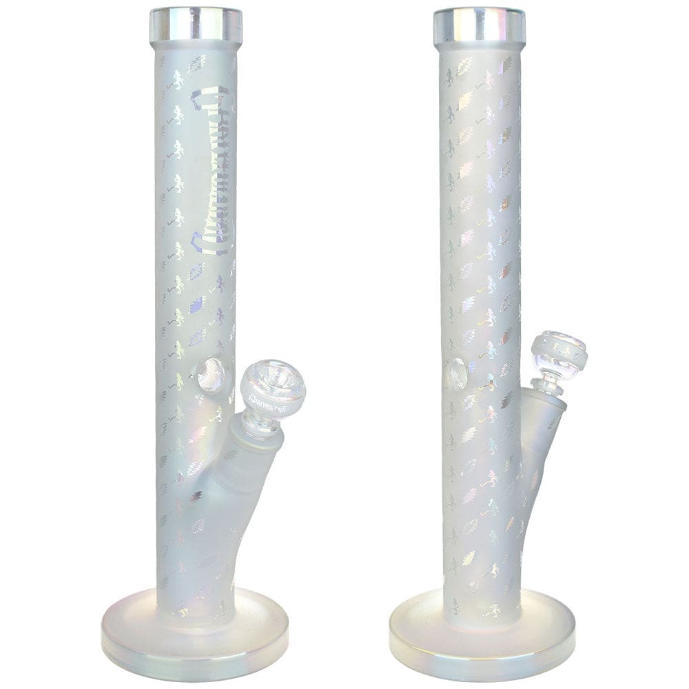 Grateful Dead x Pulsar Bolts And Skellies Straight Tube Water Pipe - Haze Smoke Shop USA - Vaporizers Super Store