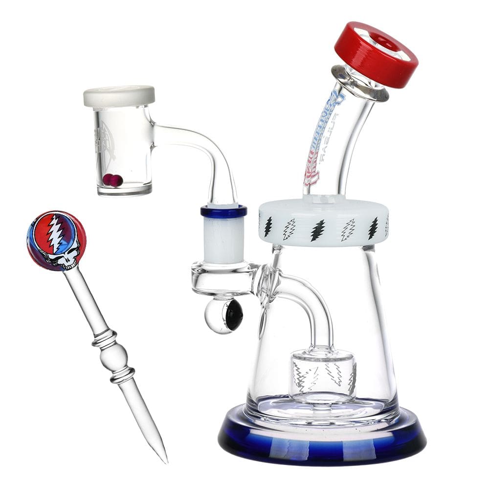 Grateful Dead x Pulsar Lightning Bell Dab Rig Set - Haze Smoke Shop USA - Vaporizers Super Store