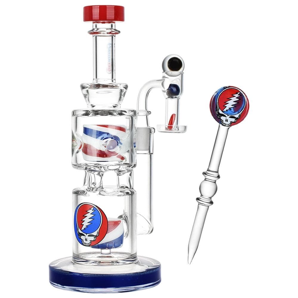 Grateful Dead x Pulsar Stealied Out Dab Rig Set - Haze Smoke Shop USA - Vaporizers Super Store