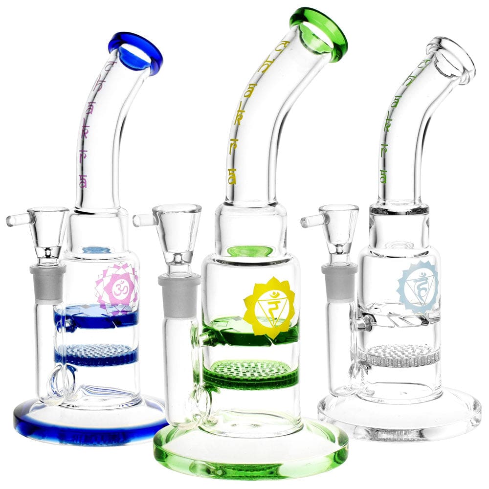 Honeycomb & Vortex Perc Water Pipe - Haze Smoke Shop USA - Vaporizers Super Store