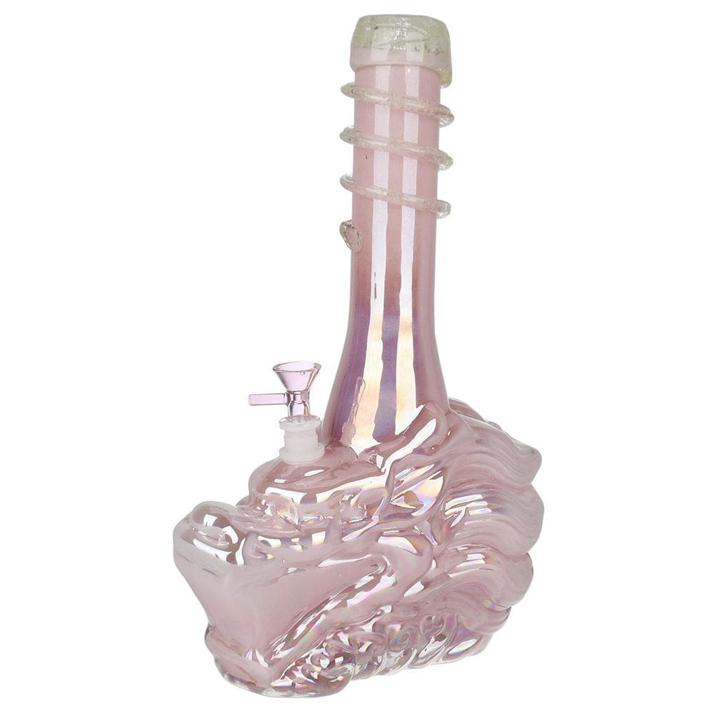 Iridescent Dragon Soft Glass Water Pipe - Haze Smoke Shop USA - Vaporizers Super Store