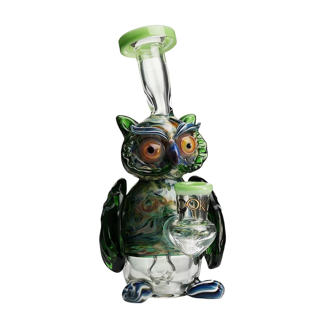 Lookah Glass Mini Nerdy Owl Water Pipe - Haze Smoke Shop USA - Vaporizers Super Store