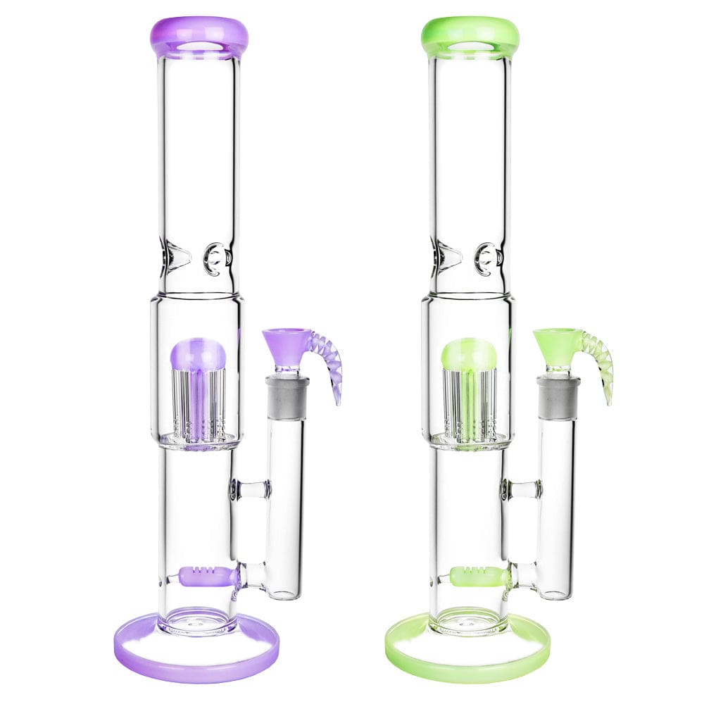 Multi Perc Water Pipe w/ Horned Bowl - Haze Smoke Shop USA - Vaporizers Super Store