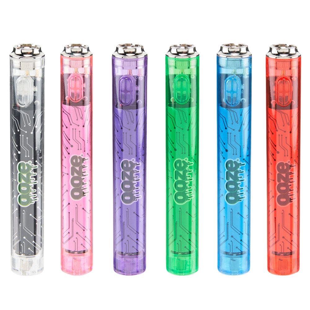 Ooze Slim Clear Series 510 Vape Battery - Haze Smoke Shop USA - Vaporizers Super Store