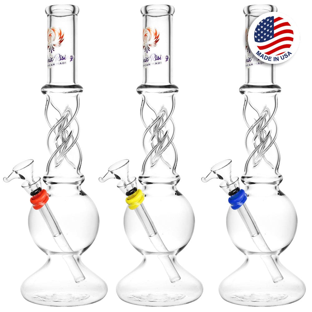 Phoenix Rising Twist Dome Base Water Pipe - Haze Smoke Shop USA - Vaporizers Super Store