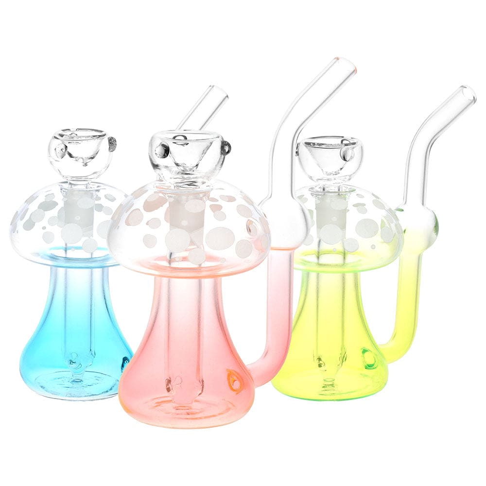 Phosphorescent Fungi Glow in the Dark Glass Bubbler - Haze Smoke Shop USA - Vaporizers Super Store