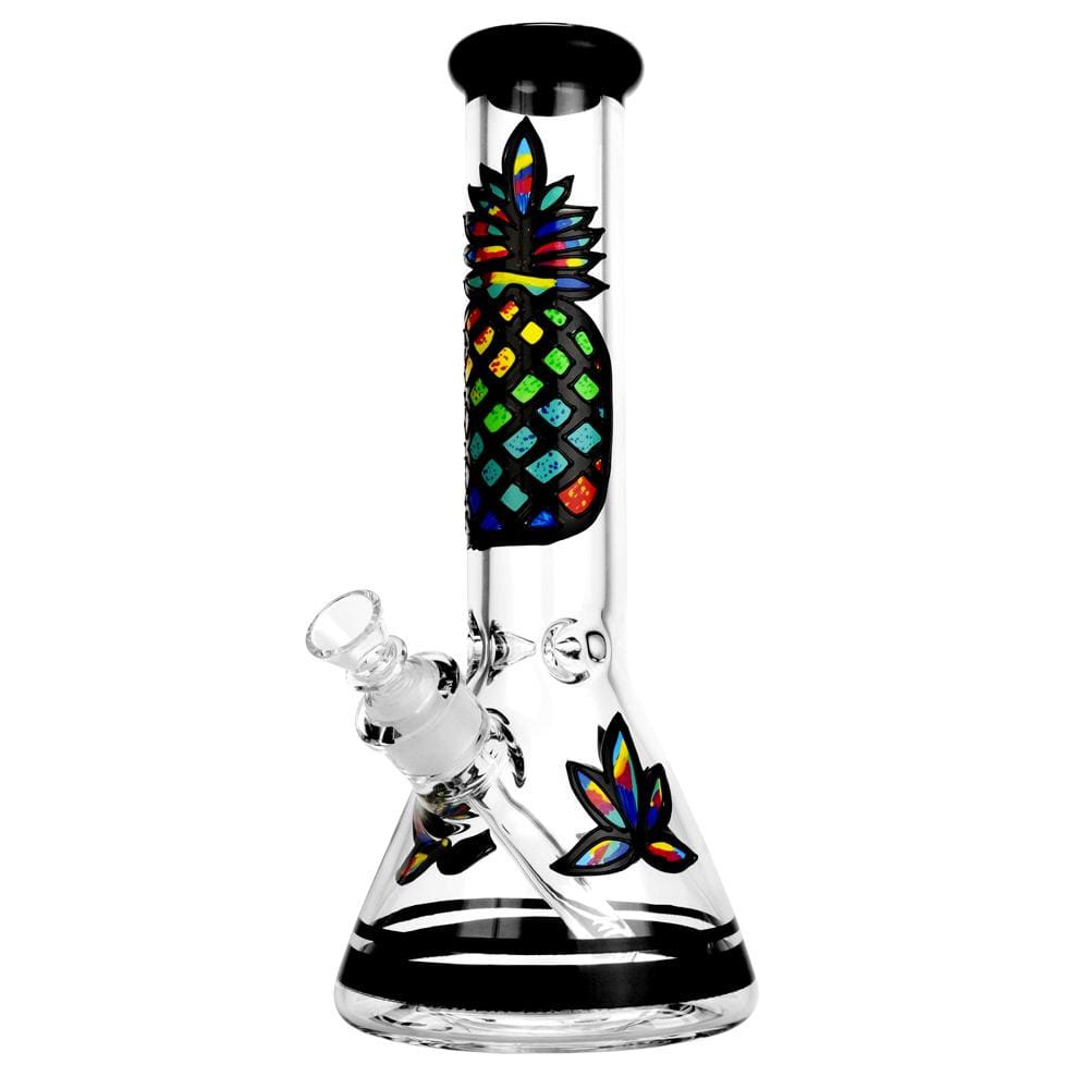 Psychedelic Pineapple Beaker - Haze Smoke Shop USA - Vaporizers Super Store