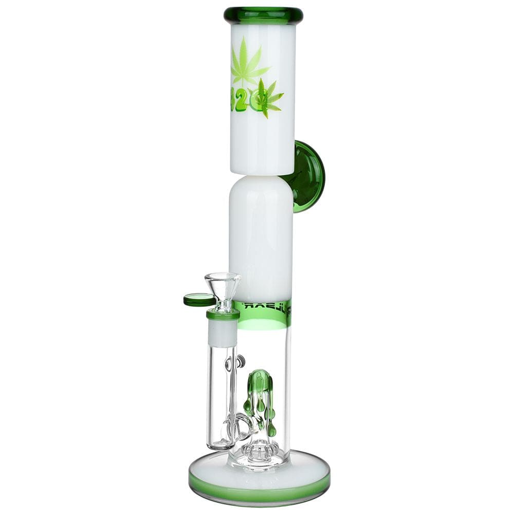 Pulsar 420 O'Clock Glow In The Dark Straight Tube Water Pipe - Haze Smoke Shop USA - Vaporizers Super Store