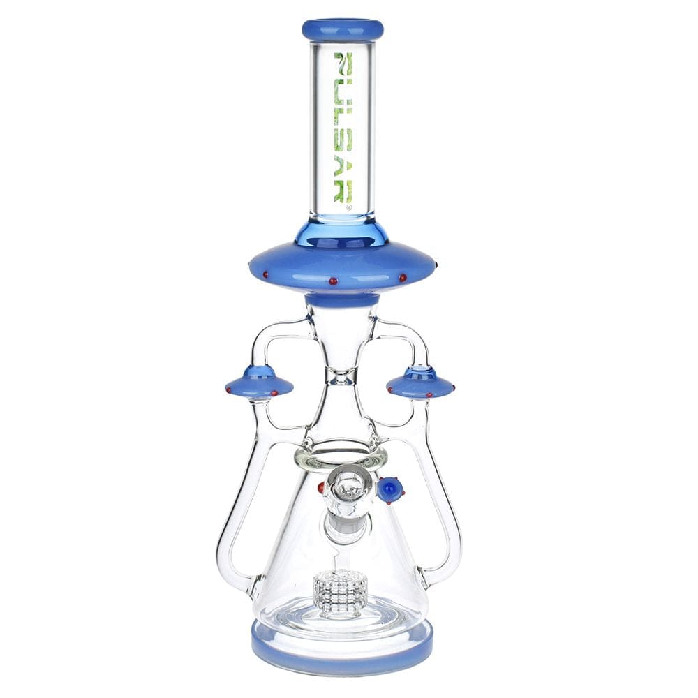 Pulsar Far Out Visitors Recycler Glass Water Pipe - Haze Smoke Shop USA - Vaporizers Super Store