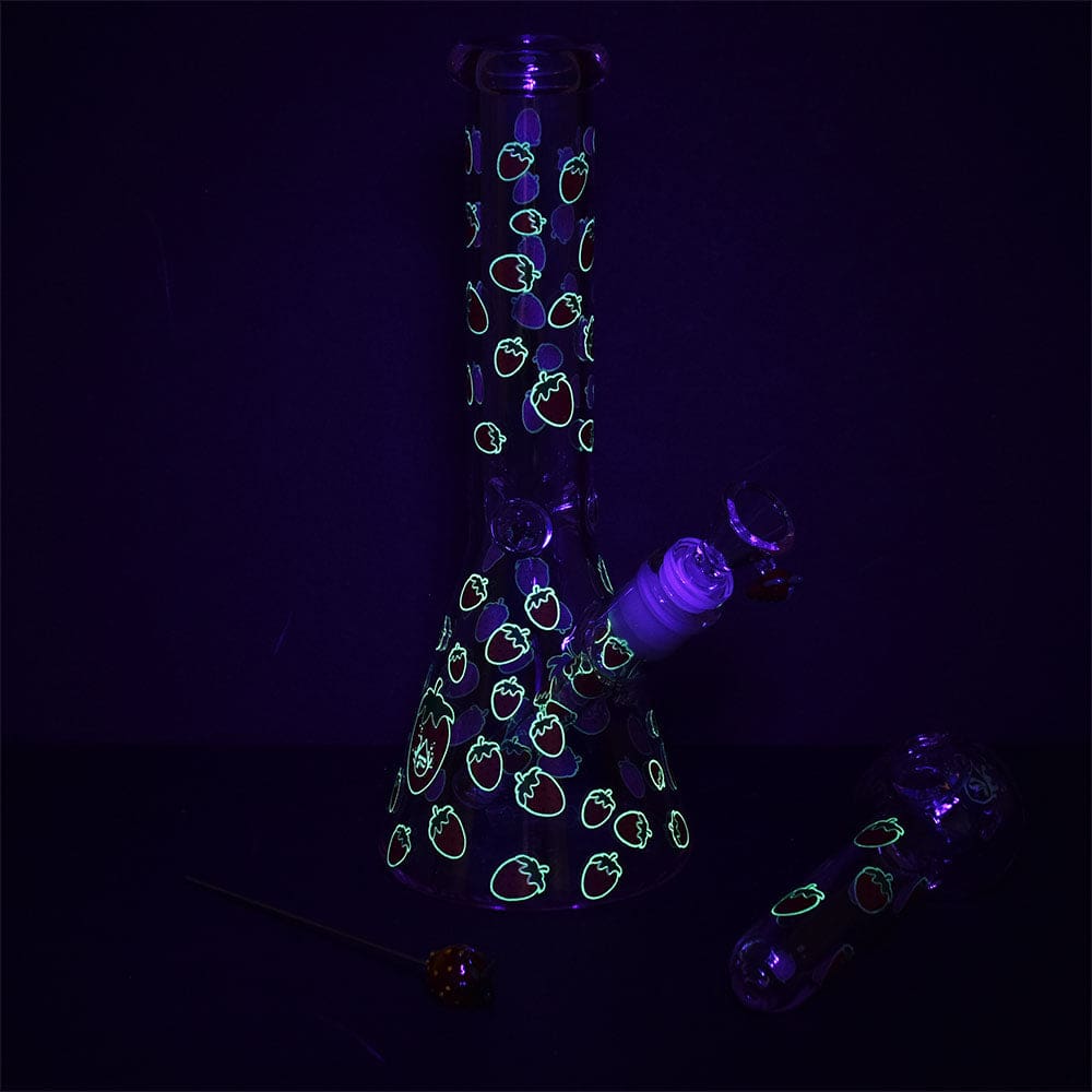 Pulsar Fruit Series Strawberry Cough Herb Pipe Glow Duo - Haze Smoke Shop USA - Vaporizers Super Store