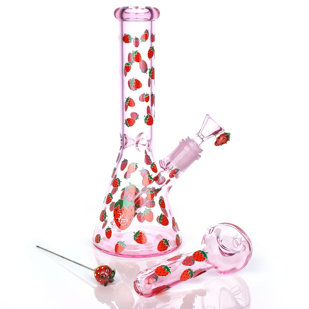 Pulsar Fruit Series Strawberry Cough Herb Pipe Glow Duo - Haze Smoke Shop USA - Vaporizers Super Store