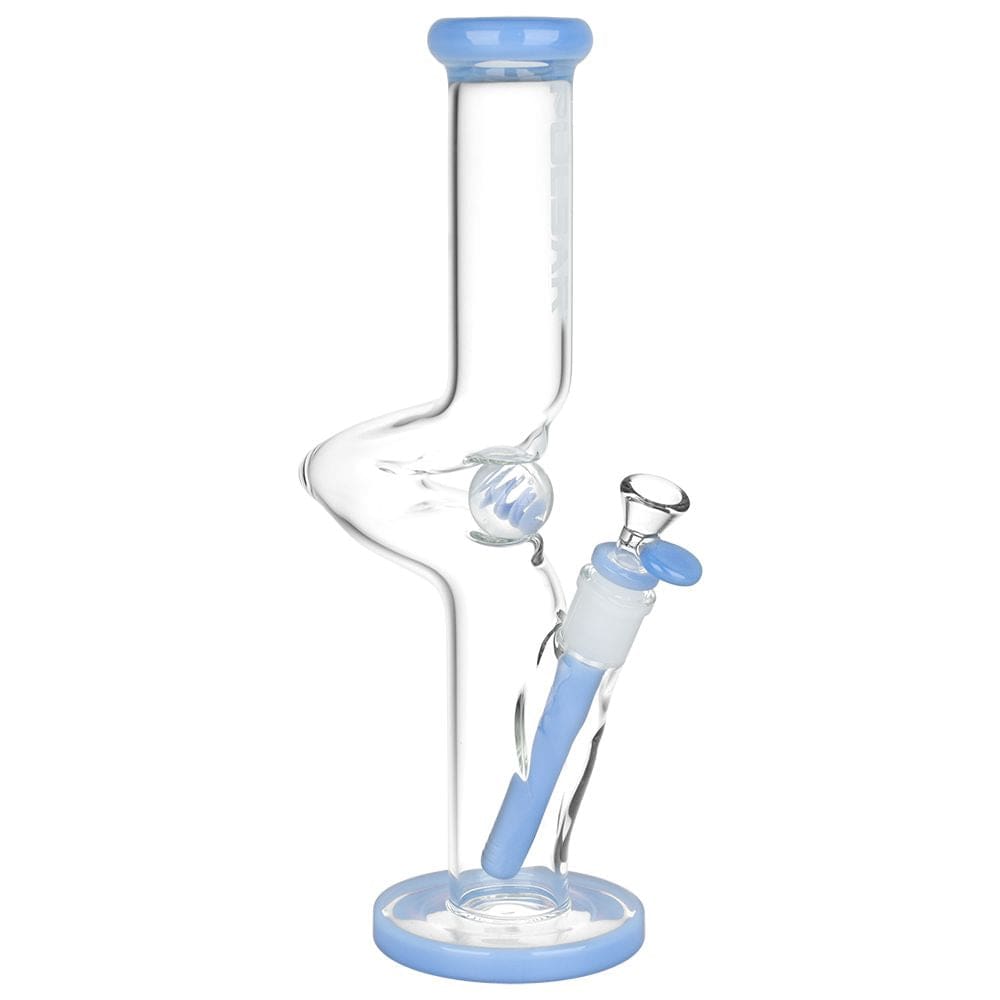 Pulsar Kinked Marble Straight Tube Glass Water Pipe - Haze Smoke Shop USA - Vaporizers Super Store
