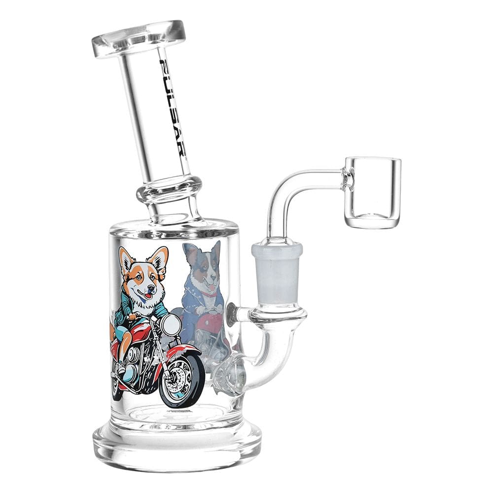 Pulsar Moto Corgi Glass Dab Rig - Haze Smoke Shop USA - Vaporizers Super Store