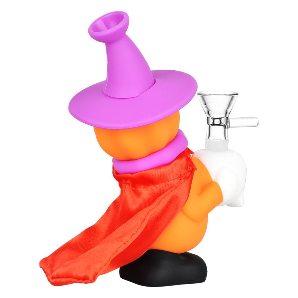 Pumpkin Witch Silicone Water Pipe - Haze Smoke Shop USA - Vaporizers Super Store
