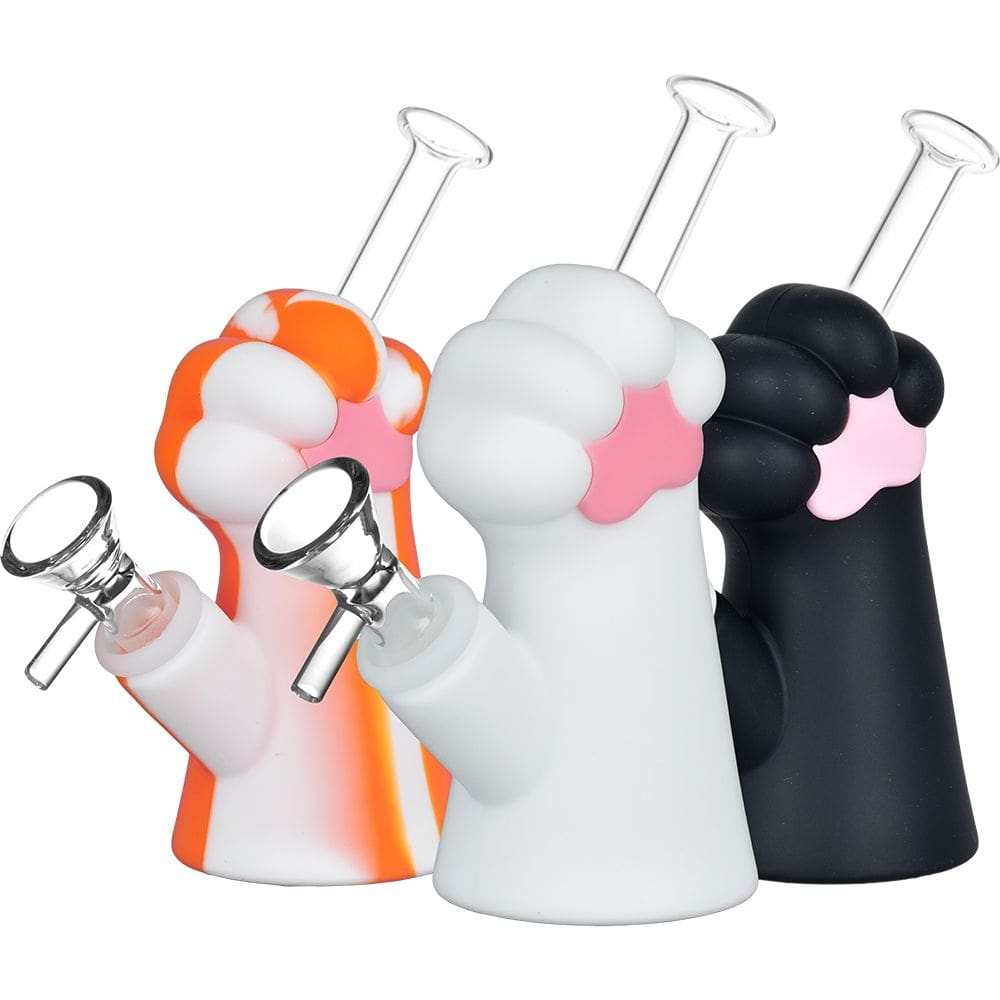 Silicone Cat Paw Water Pipe - Haze Smoke Shop USA - Vaporizers Super Store