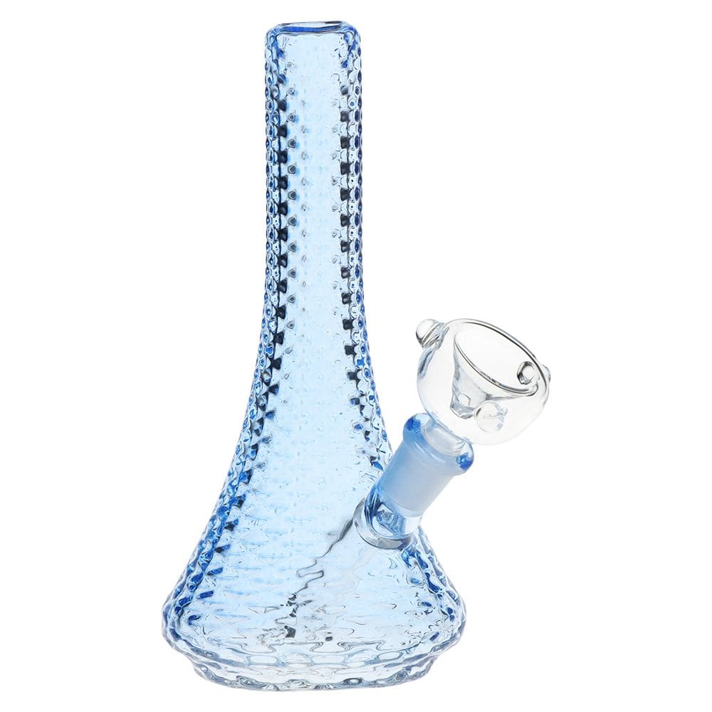 Sleek Art Deco Mini Glass Beaker Water Pipe - Haze Smoke Shop USA - Vaporizers Super Store
