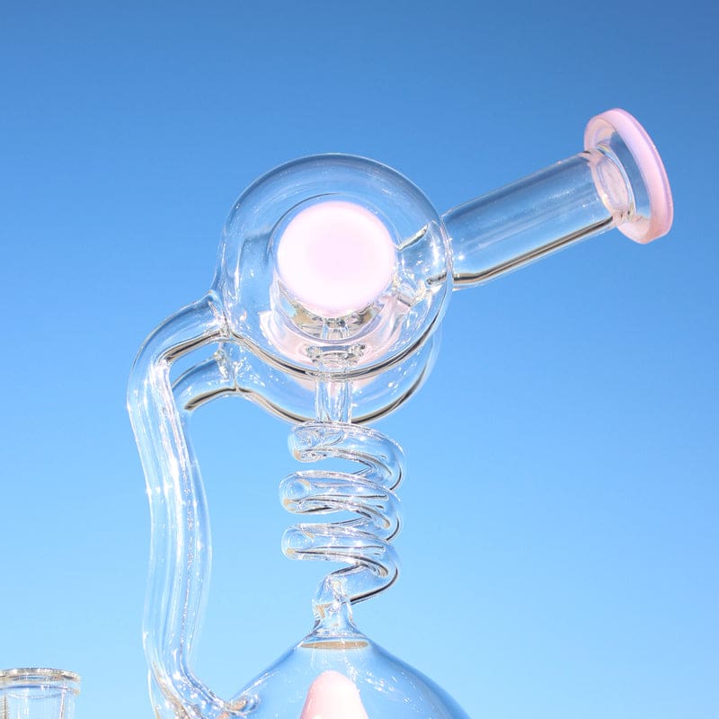 Spiral Mushroom Recycler Water Pipe w/ Circ Perc - Haze Smoke Shop USA - Vaporizers Super Store