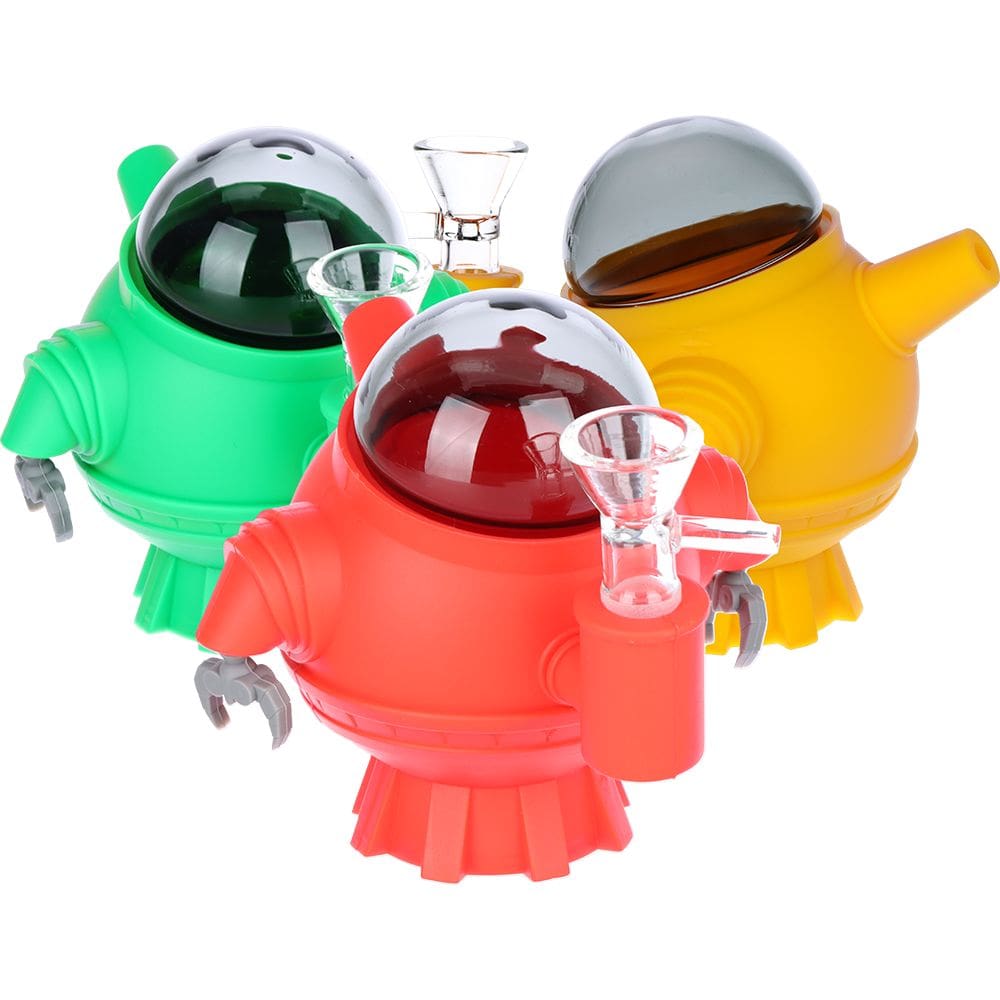 Stoner Bot 3000 Silicone Water Pipe - Haze Smoke Shop USA - Vaporizers Super Store