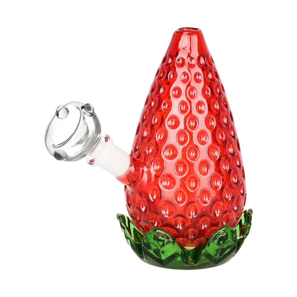 Strawberry Glass Bubbler - Haze Smoke Shop USA - Vaporizers Super Store