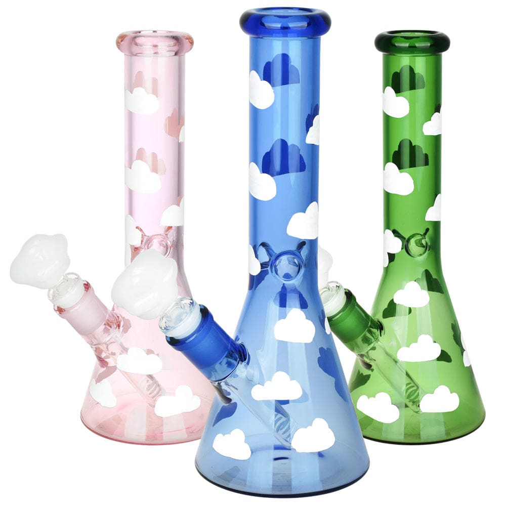 Up in the Clouds Beaker Water Pipe - Haze Smoke Shop USA - Vaporizers Super Store