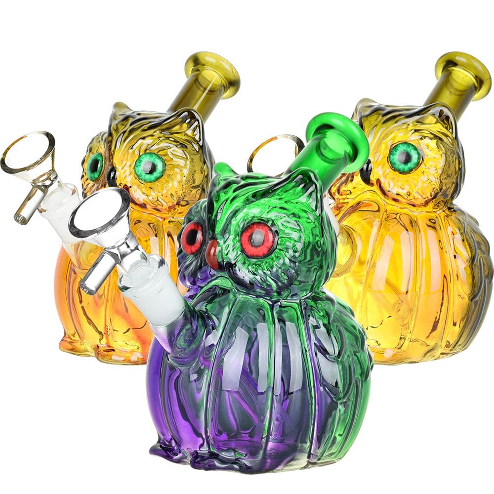 What A Hoot Glass Water Pipe - Haze Smoke Shop USA - Vaporizers Super Store