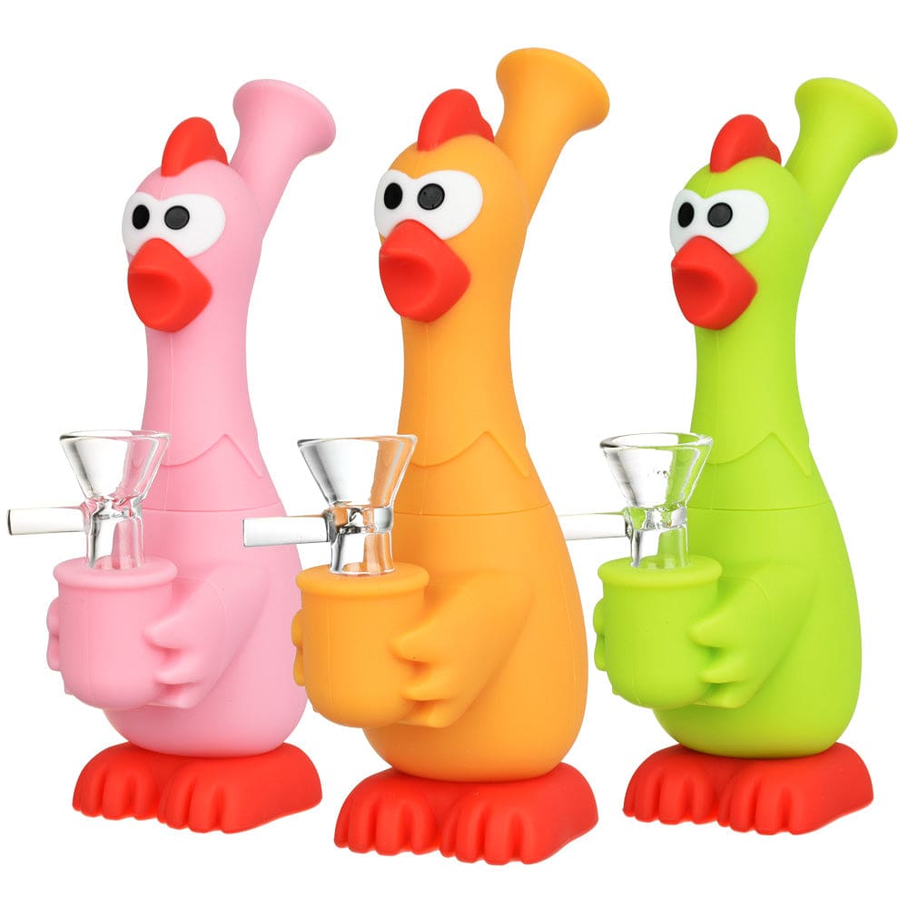 What The Cluck Silicone Water Pipe - Haze Smoke Shop USA - Vaporizers Super Store