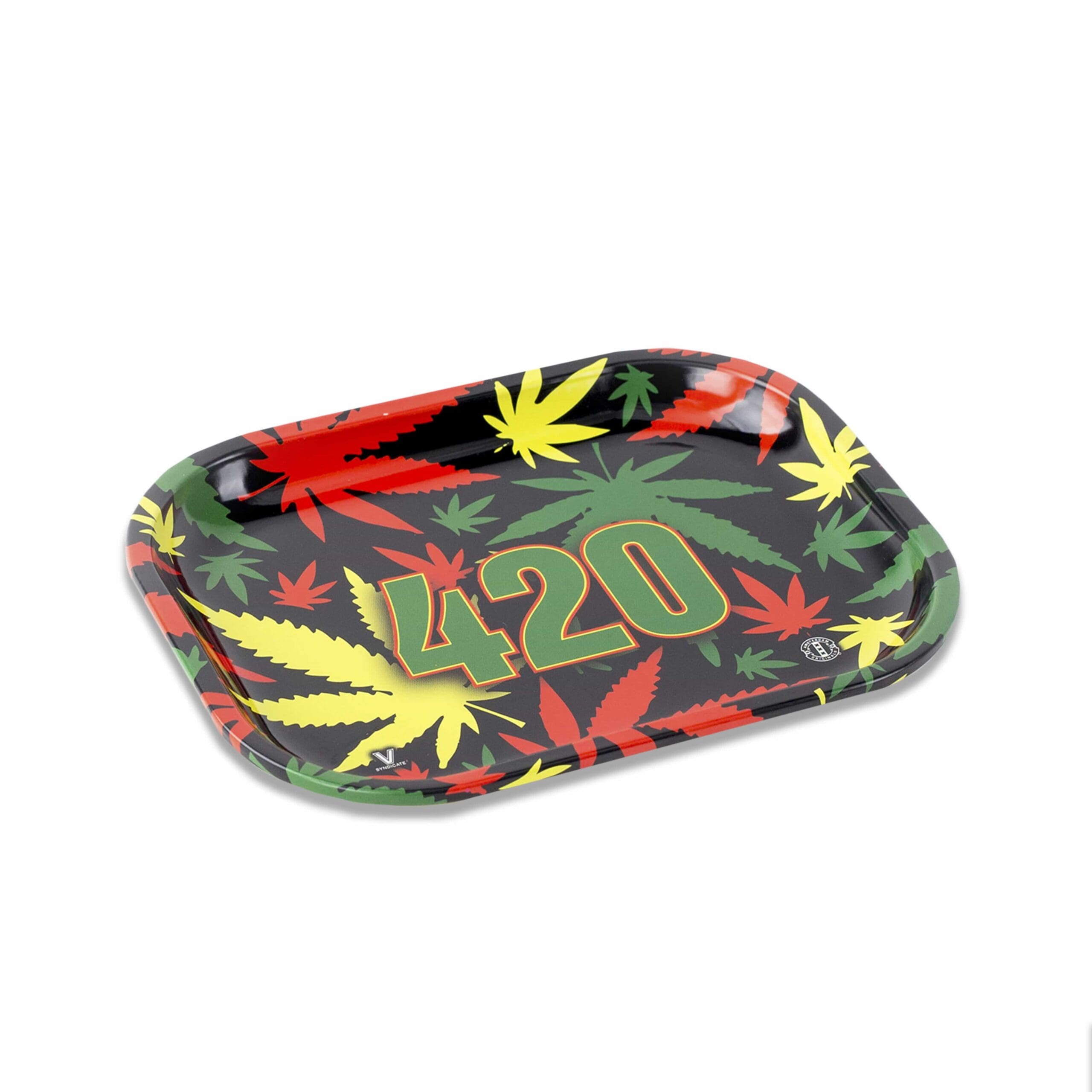 420 Rasta Metal Rollin' Tray - Haze Smoke Shop USA