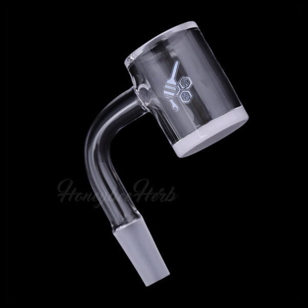 Honey & Milk Bevel Quartz Banger - 90° - YL - Image 2