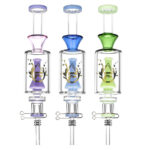 Pulsar Beaker Perc Vapor Vessel 2.0 w/ Quartz Tip - 8.5" 14mm F