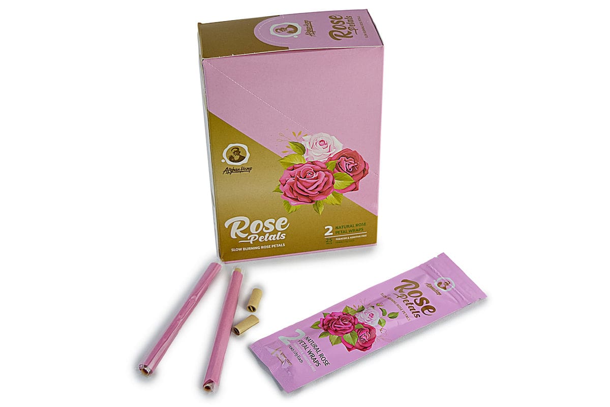 Afghan Hemp Rose Petal Blunt Wraps Flavored Papers & Blunts - Haze Smoke Shop USA