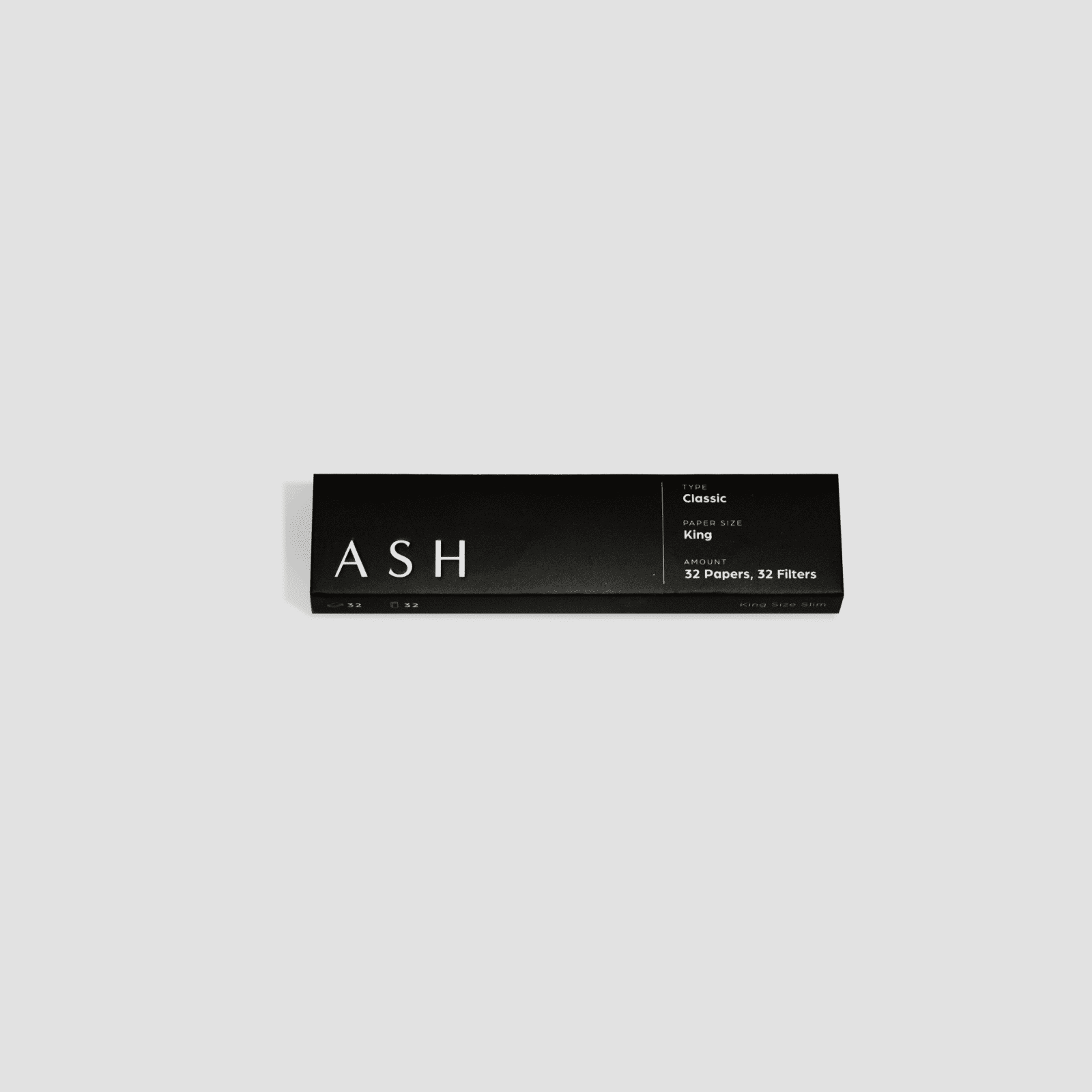 ASH Rolling Paper - King - Classic Rolling Papers - Haze Smoke Shop USA